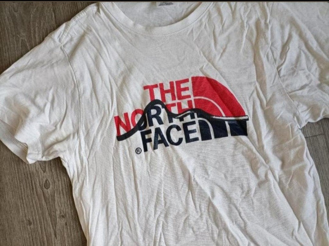🧔t shirt van the north face maat M🧔, Wit, Gedragen, The North Face, Verzenden