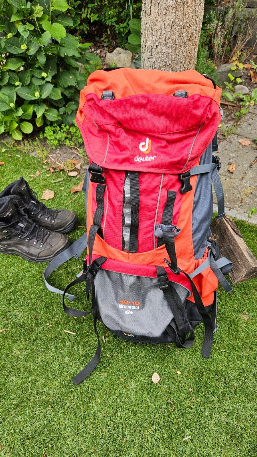 Rugzak merk Deuter 40 + 10 aircontact, Ophalen of Verzenden, Rugzak
