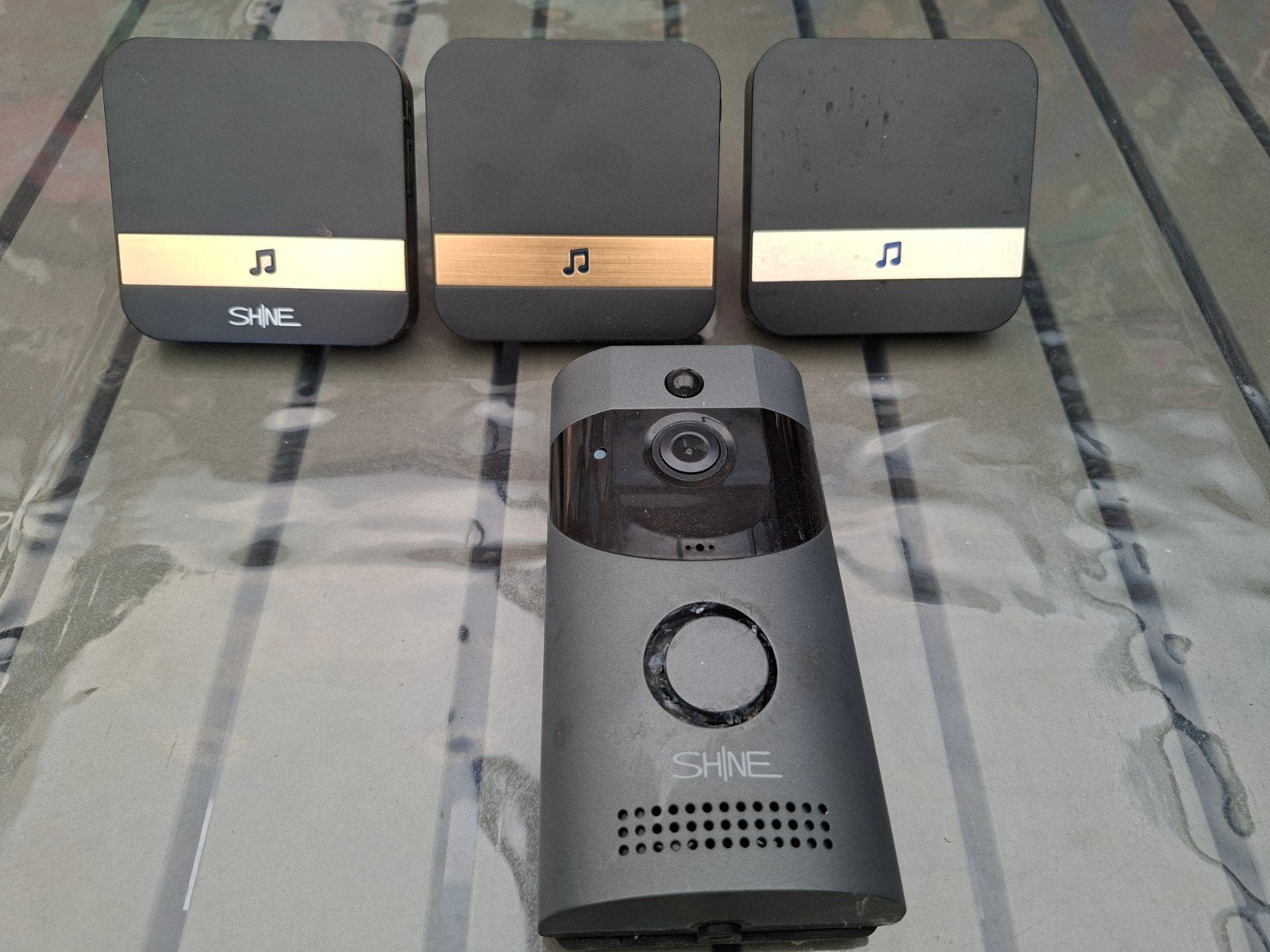 Shine dc100 camera deurbel met 3x chime, Ophalen of Verzenden