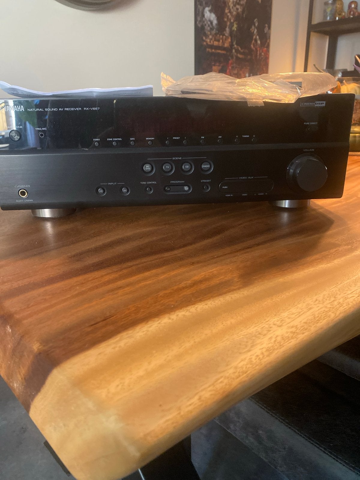 Yamaha RX-V667 Natural Sound AV Receiver Nieuw!!!!, Ophalen, 120 watt of meer, Nieuw, Yamaha
