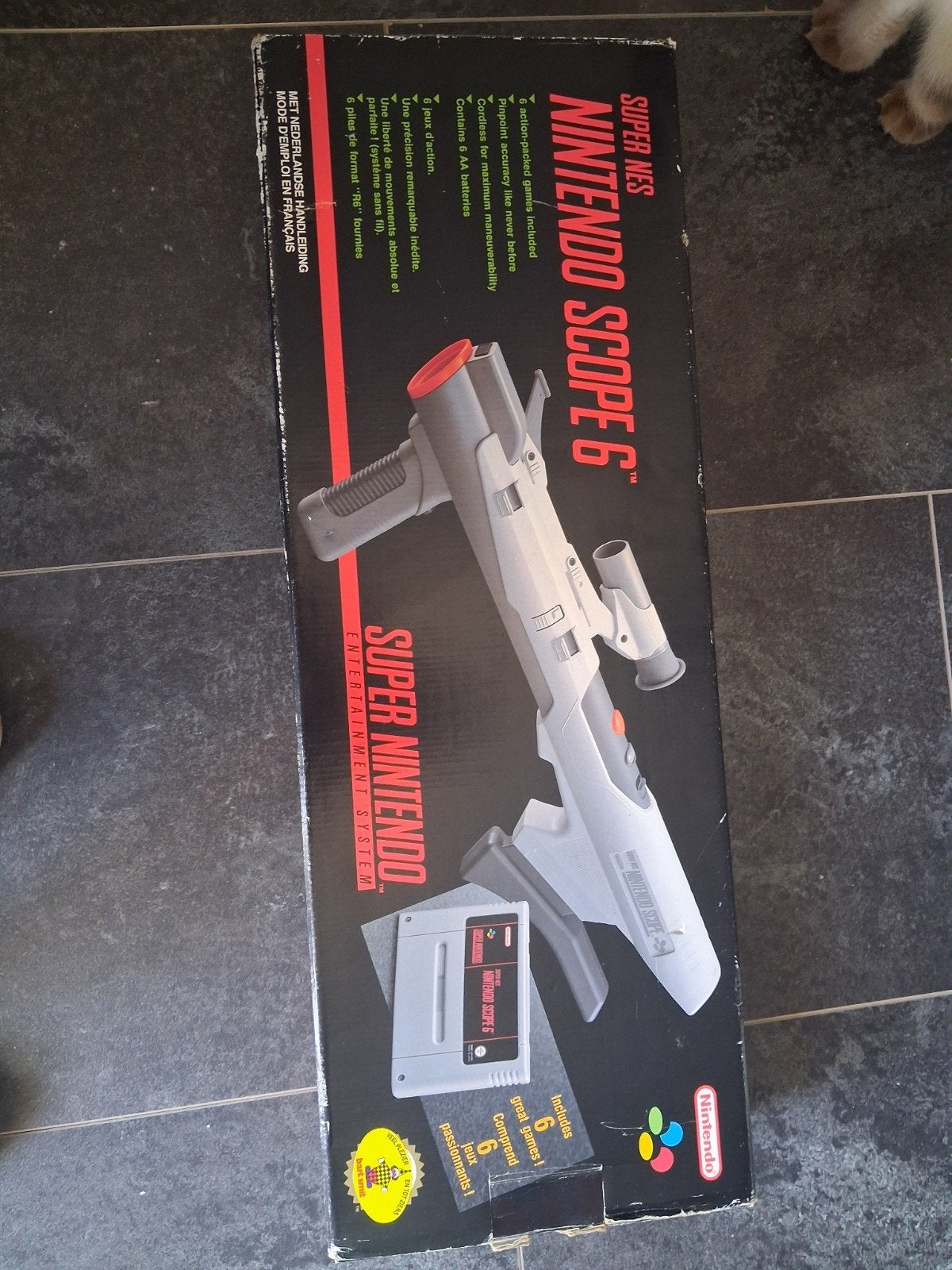 Super Nintendo Scope 6 in doos (zonder spellen), Spelcomputers en Games, Spelcomputers | Nintendo Super NES, Ophalen of Verzenden