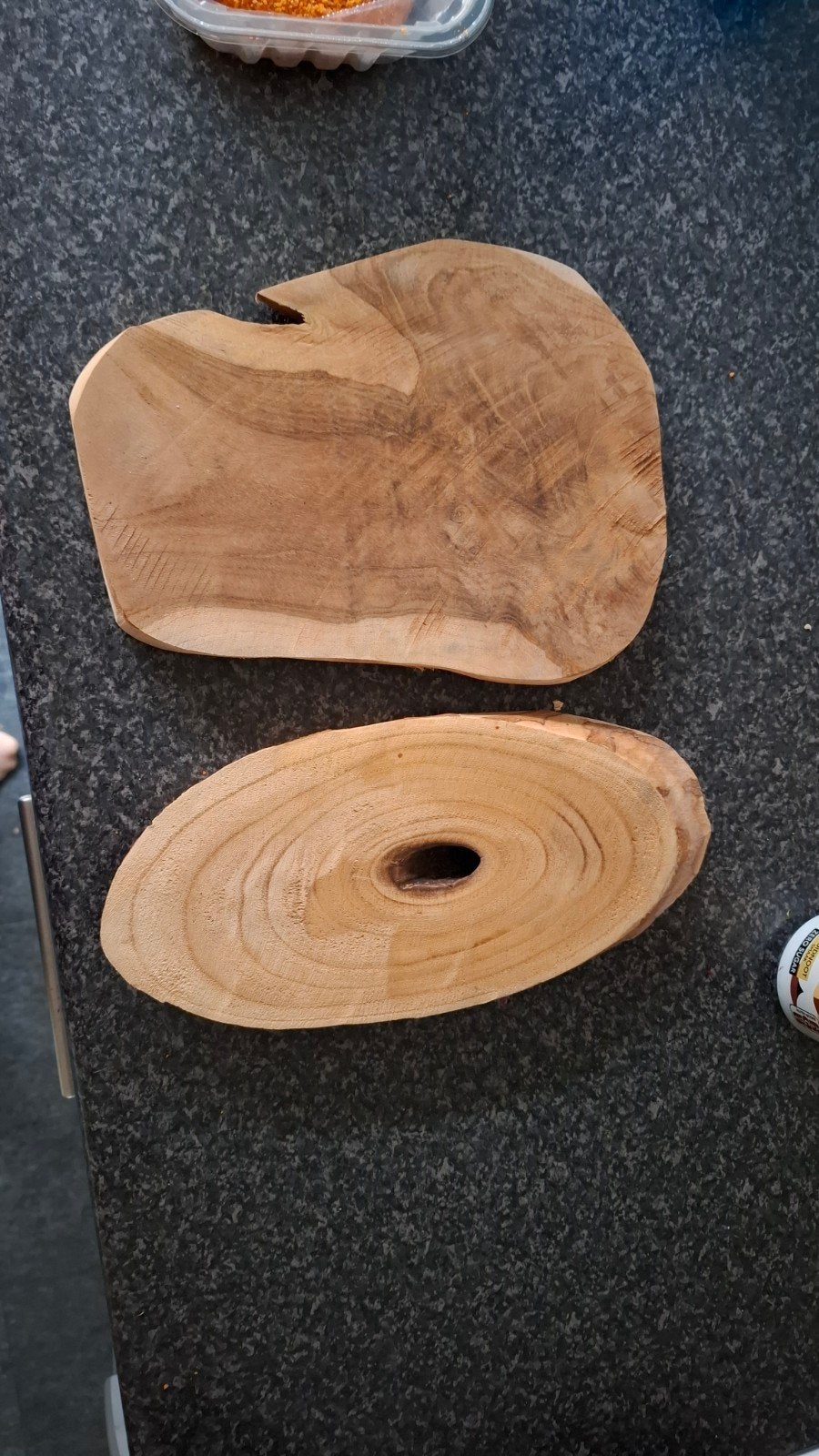Houten plankjes - Snijplank / Decoratie, Ophalen, Gebruikt, Bruin, Hout
