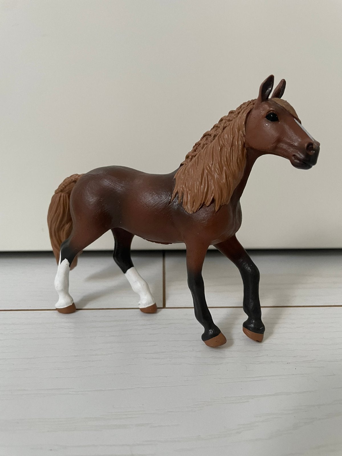 Bruin Schleich paard (merrie), Ophalen of Verzenden, Zo goed als nieuw, Paard, Beeldje of Figuurtje