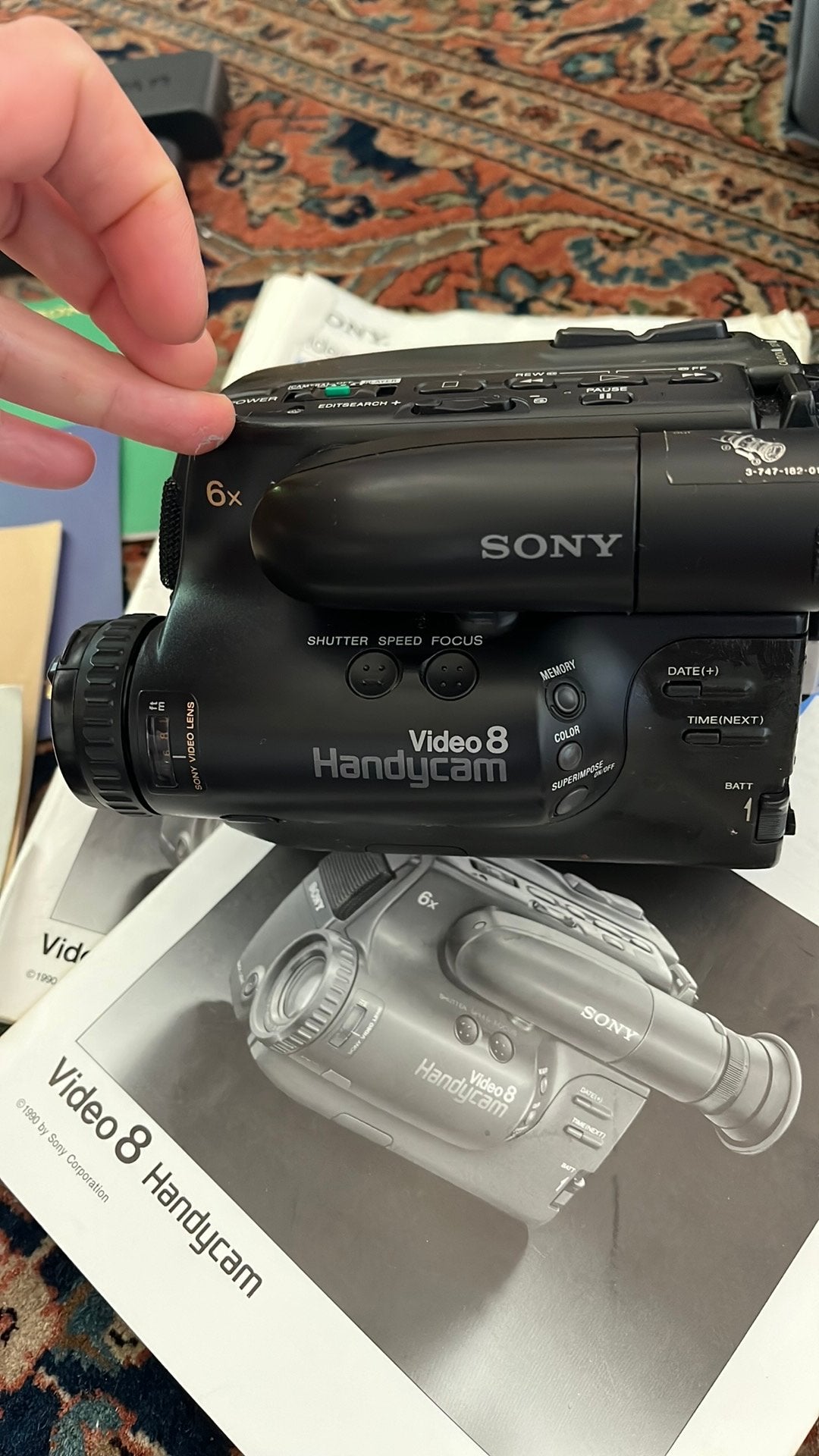 Handycam Sony video camera recorder 8, Audio, Tv en Foto, Videocamera's Analoog, Ophalen, Hi 8, Camera