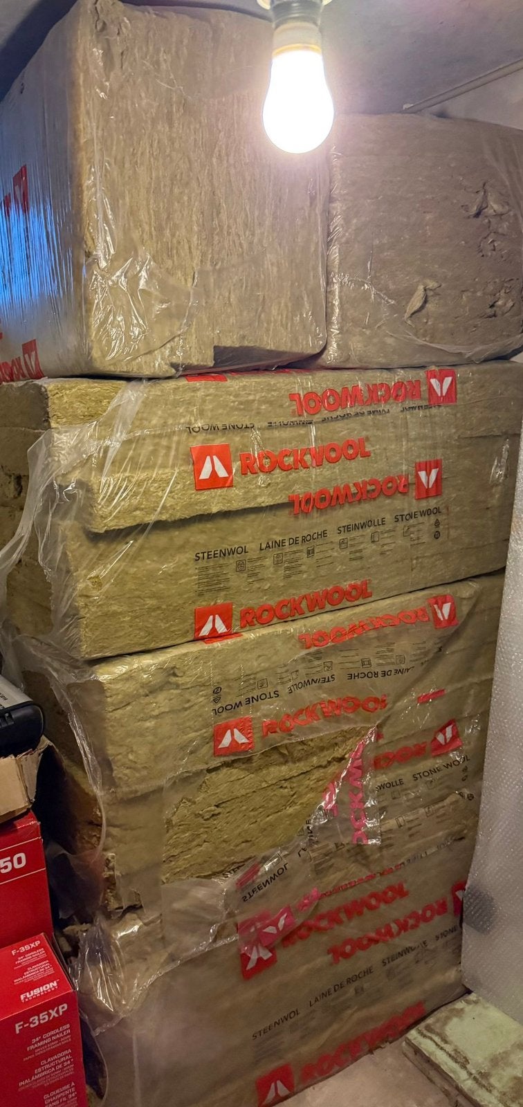 Rockwool RockSono Base isolatie 1200x600x90mm, Ophalen, Nieuw, Steenwol, 15 m² of meer