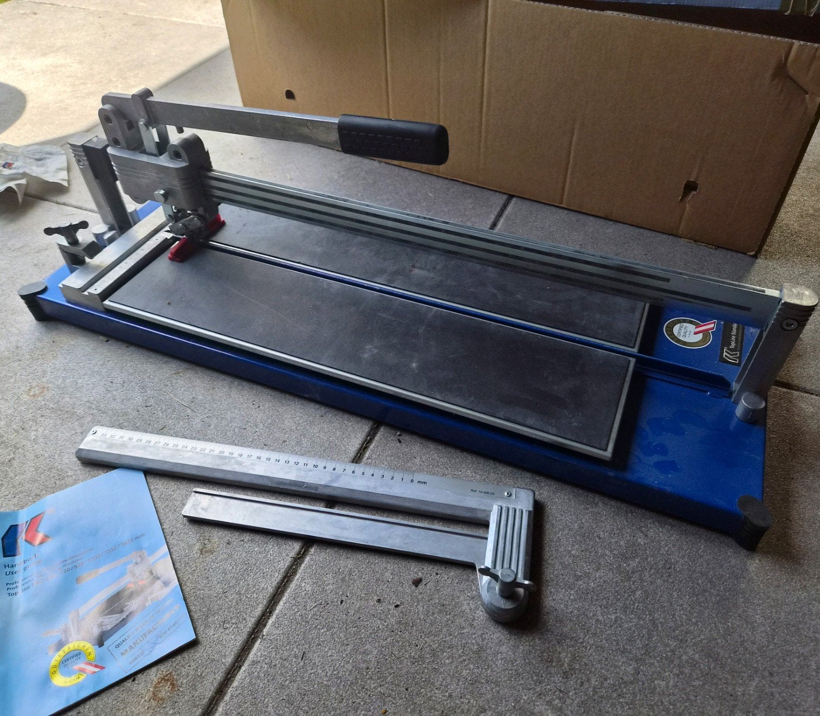 KAUFMANN Tegelsnijder Topline Robust snijlengte 630 mm, Ophalen, Gebruikt, Snijgereedschap, Rubi
