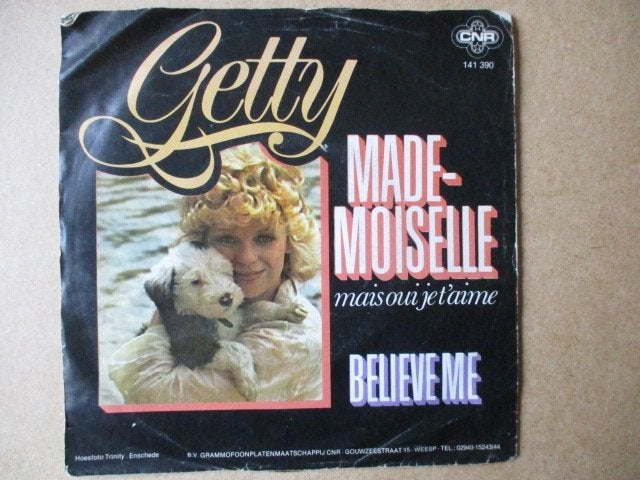 s2202 getty - mademoiselle, Ophalen, Gebruikt, Overige genres, 7 inch