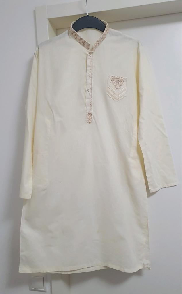 Heren Indiase/Afghaanse Kamiz Kurta Kameez - Maat S, Kleding | Heren, Overige Herenkleding, Zo goed als nieuw, Ophalen of Verzenden