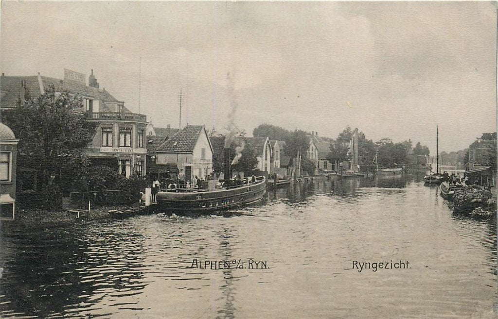 702-006-035 Alphen A D Rijn Rijngezicht, Verzenden, Voor 1920, Zuid-Holland