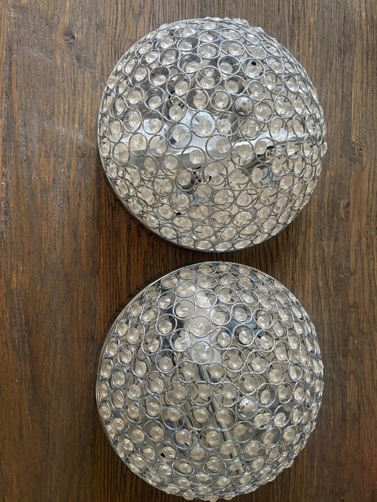 Plafonlamp 2 stuks of los, Ophalen, Zo goed als nieuw, Glas of Kopje