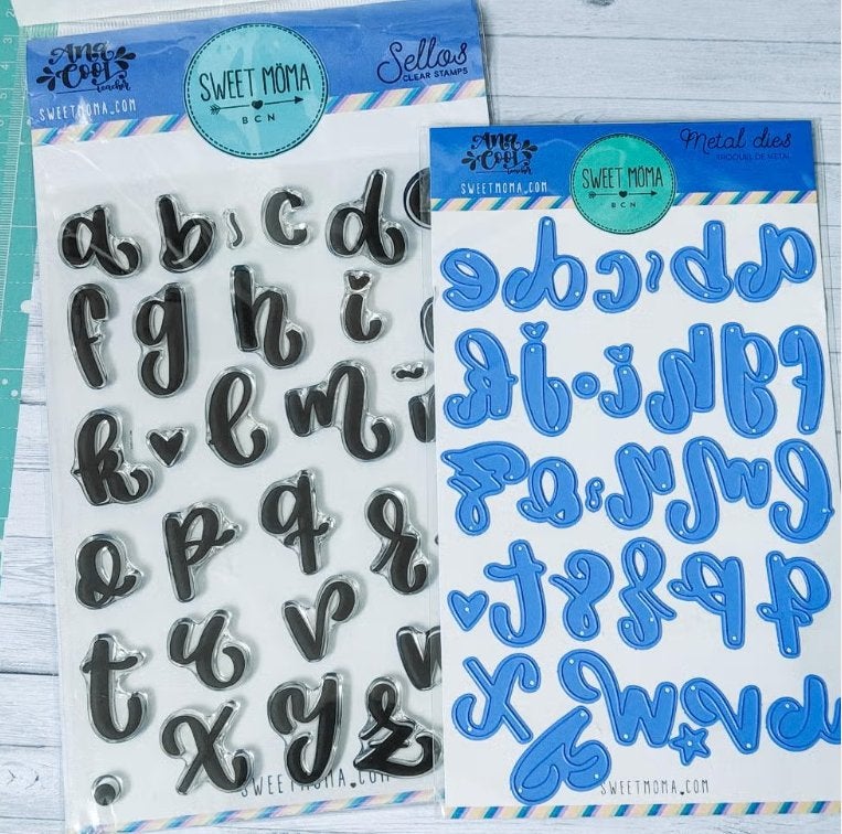 Cool Teacher Alphabet stamp + die set, Ophalen of Verzenden, Nieuw, Overige typen