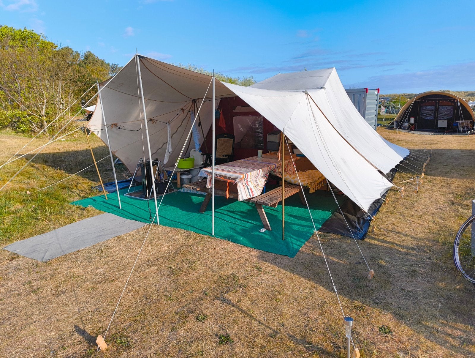 Tent op Stortemelk Vlieland vak wit bosrand, Aan zee, Overige