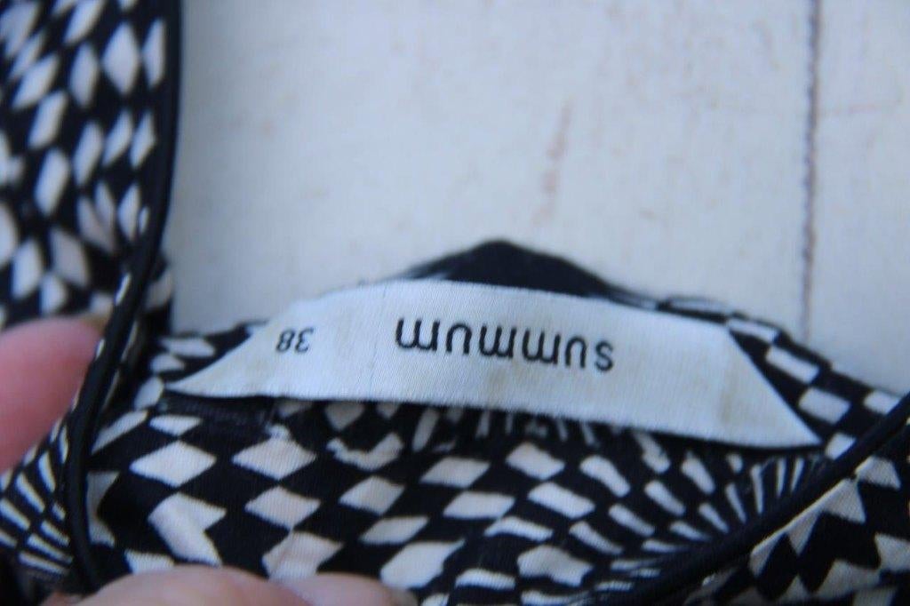 Blouson zwart/ creme Summum mt 38 Vaste prijs, Maat 38/40 (M), Summum, Verzenden, Zwart