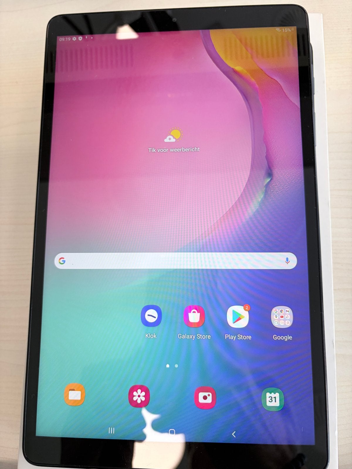Tablet Samsung Galaxy Tab A 32GB Compleet in doos, Computers en Software, Android Tablets, 10 inch, Ophalen of Verzenden, Zo goed als nieuw