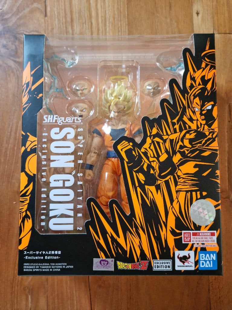 S.H.Figuarts Son Goku Super Saiyan 2 Event Exclusive, Verzamelen, Verzenden, Gebruikt