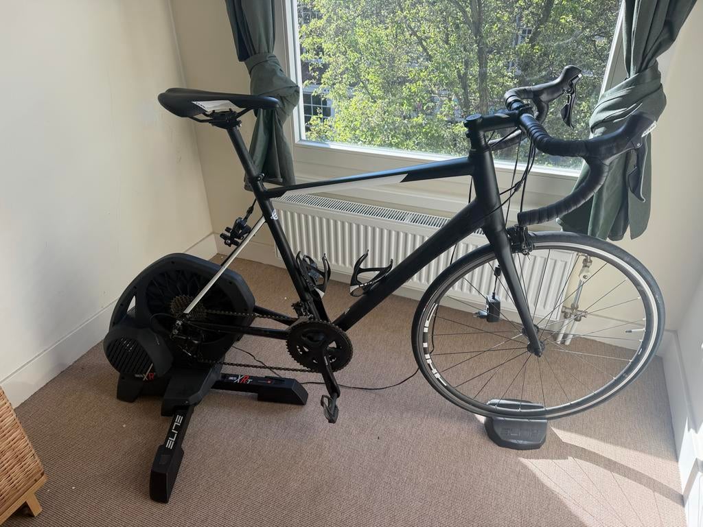 Elite Direto XR fietstrainer met Cube racefiets, Sport en Fitness, Wielrennen, Ophalen, Gebruikt