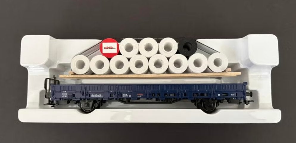Marklin H0 48506 - Rongenwagen met lading van de DB in ovp, Wisselstroom, Ophalen of Verzenden, Märklin, Nieuw