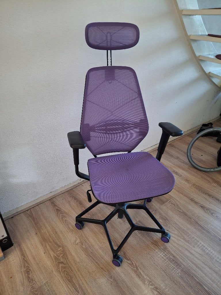 Ikea Styrspel Gaming Stoel - Paars, goede staat, Ophalen, Paars, Bureaustoel, Ergonomisch