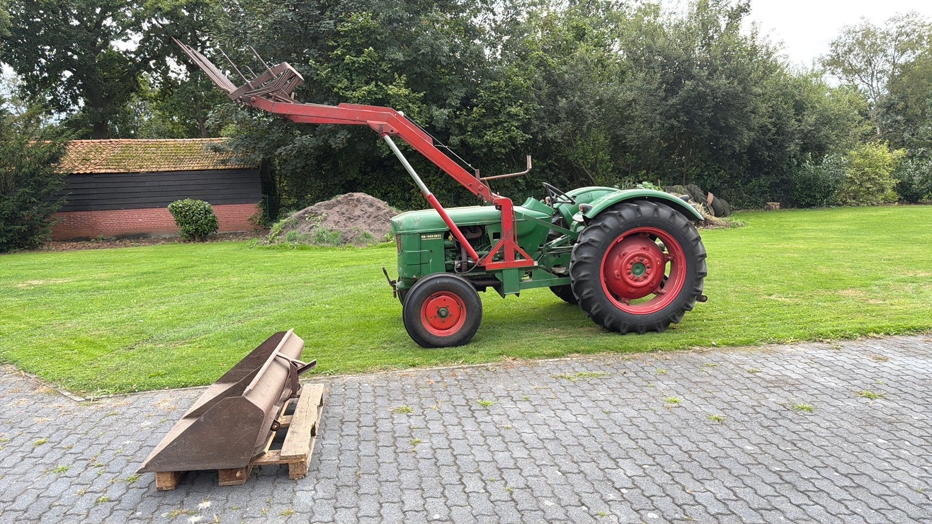Deutz d4005, Ophalen