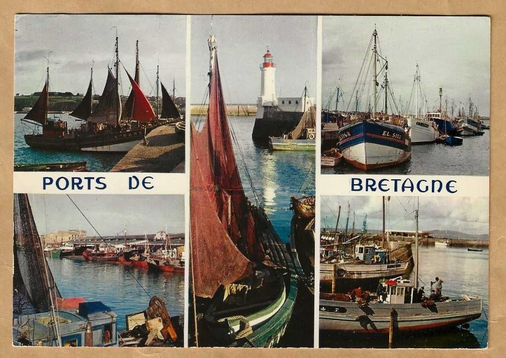 Ansichtkaart. Ports de Bretagne. Les ports de Camaret., Ophalen of Verzenden, 1960 tot 1980, Gelopen, Frankrijk