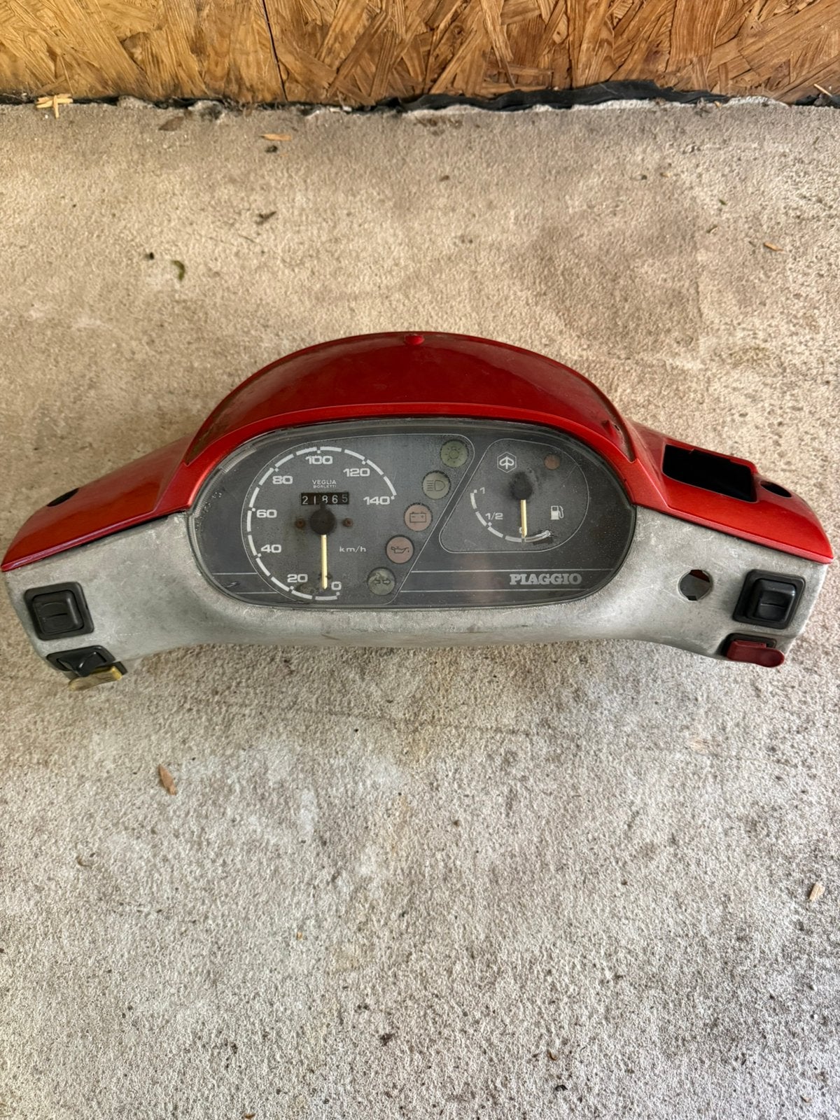 Piaggio Skipper / SKR Tellerkappen + Koplamp, Ophalen, Zo goed als nieuw, Koplamp