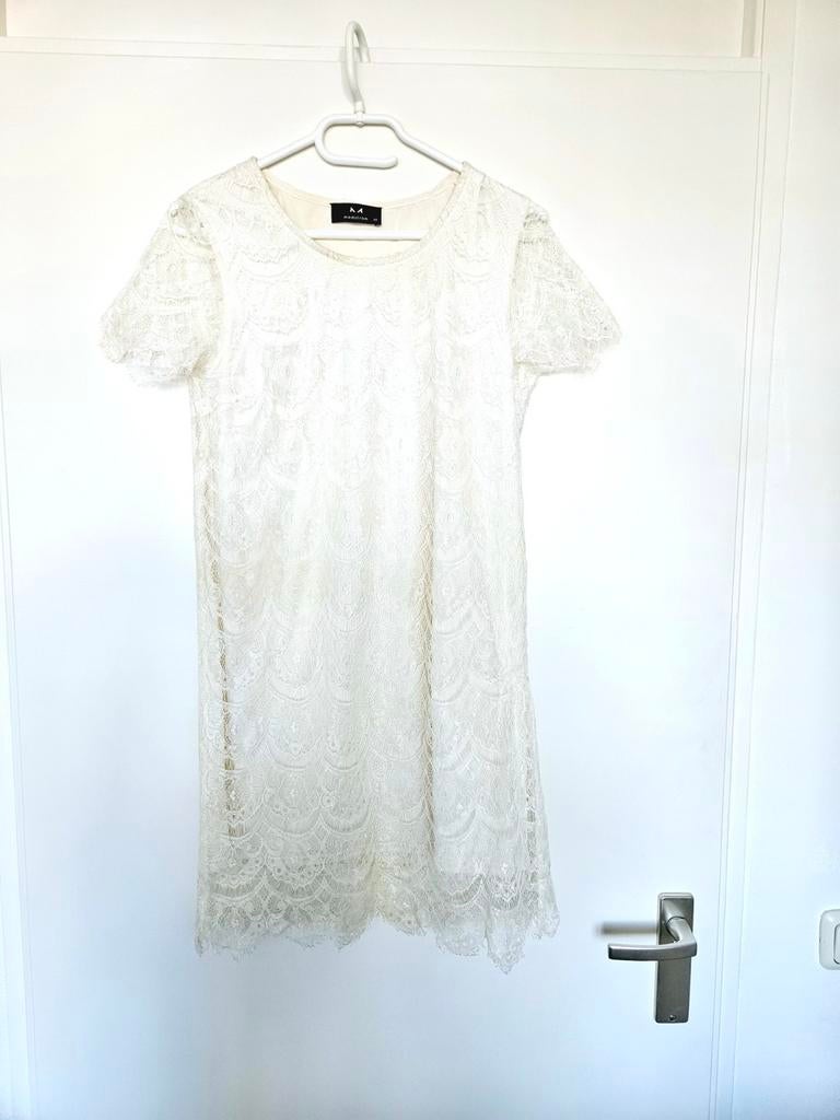 Nieuw kanten jurkje Modstrom, Wit, Nieuw, Ophalen of Verzenden, Maat 34 (XS) of kleiner