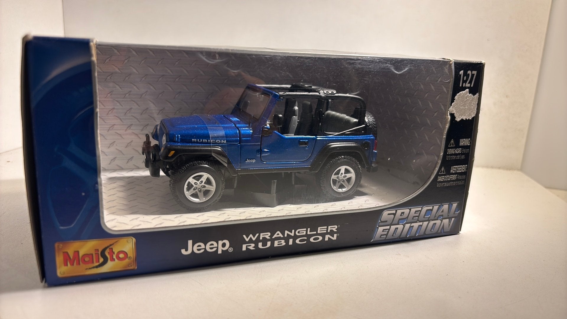 Jeep wrangler rubicon maisto 1.24, Maisto, Ophalen of Verzenden, A, A
