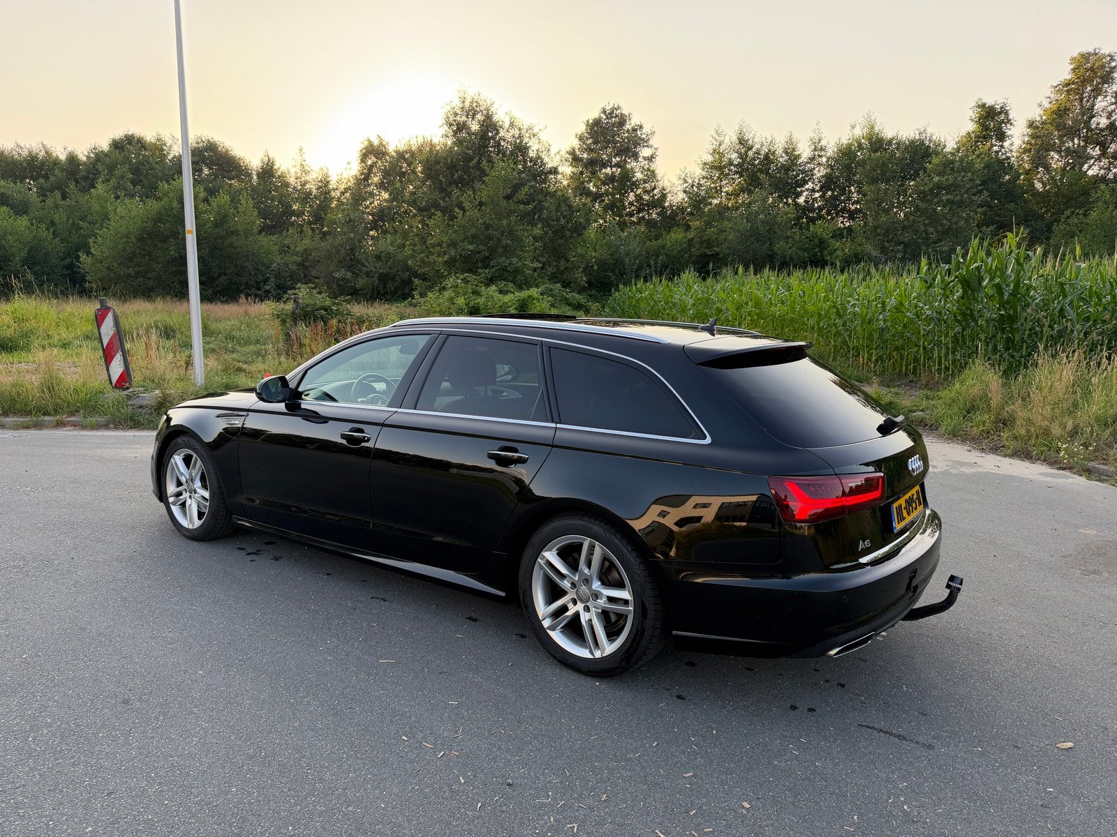 Super fijne Audi A6, Auto's, Audi, 1800 kg, Zwart, Stationwagon, Diesel