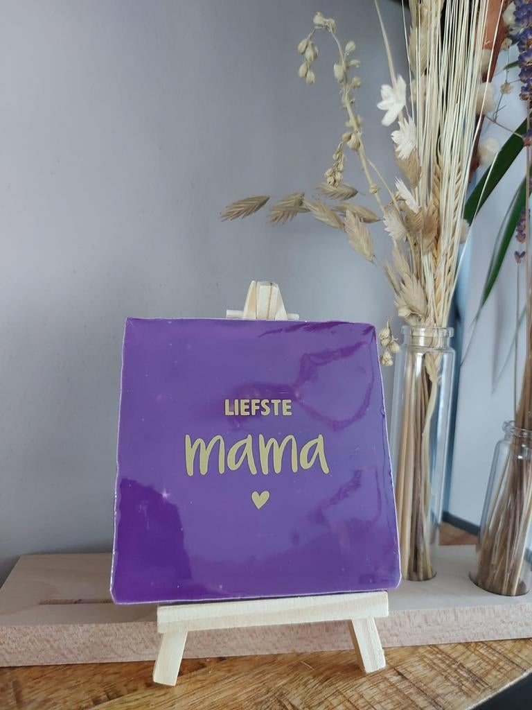 Liefste Mama Tegeltje - Perfect Moederdag Cadeau, Ophalen of Verzenden, Nieuw