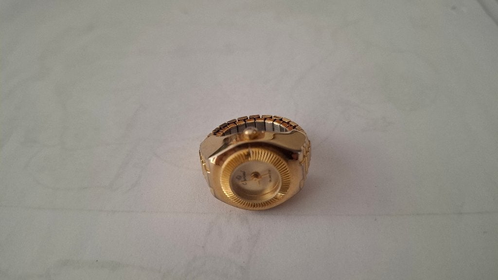 Vingerhorloge Garvel Japan, Verzenden, Zo goed als nieuw, Staal, Overige merken
