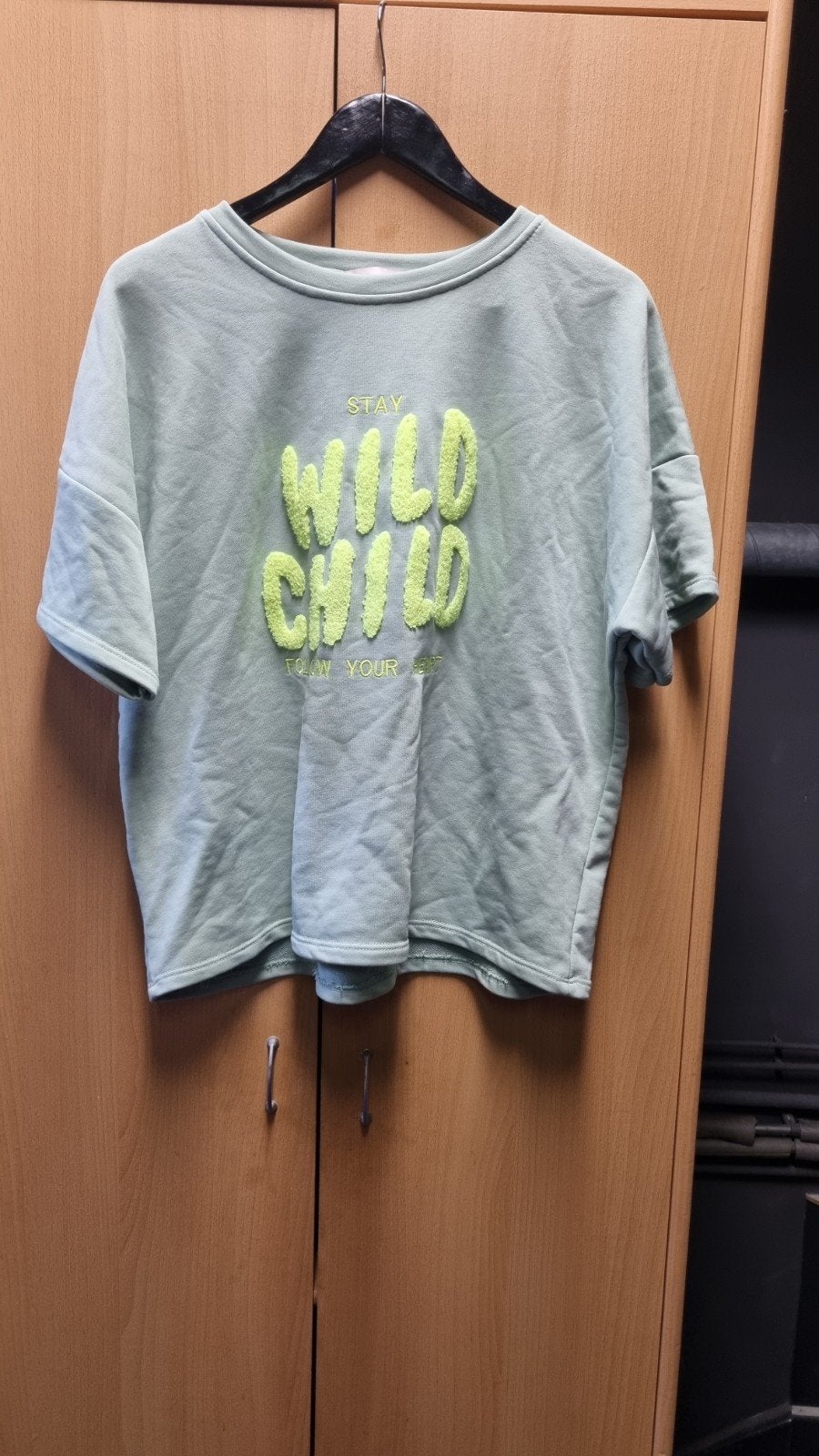 Mintgroen shirt met leuke opdruk, maat 46, Kleding | Dames, Ophalen of Verzenden, Korte mouw, Groen, Azara