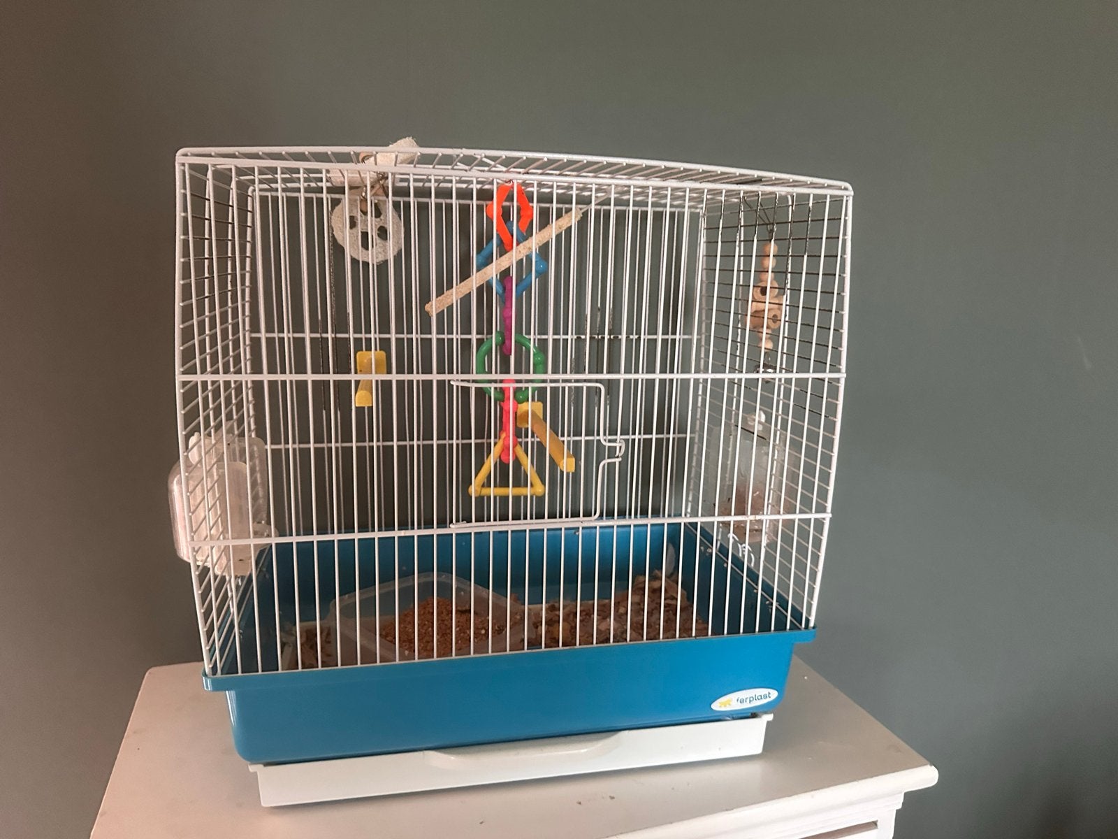 Vogelkooi, Ophalen, Gebruikt, Metaal, Vogelkooi