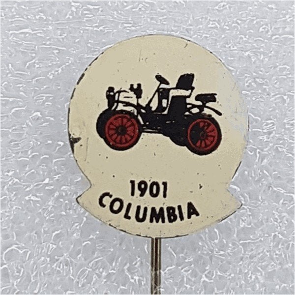SP0374 Speldje 1901 Columbia rood, Ophalen of Verzenden, Gebruikt, Overige onderwerpen