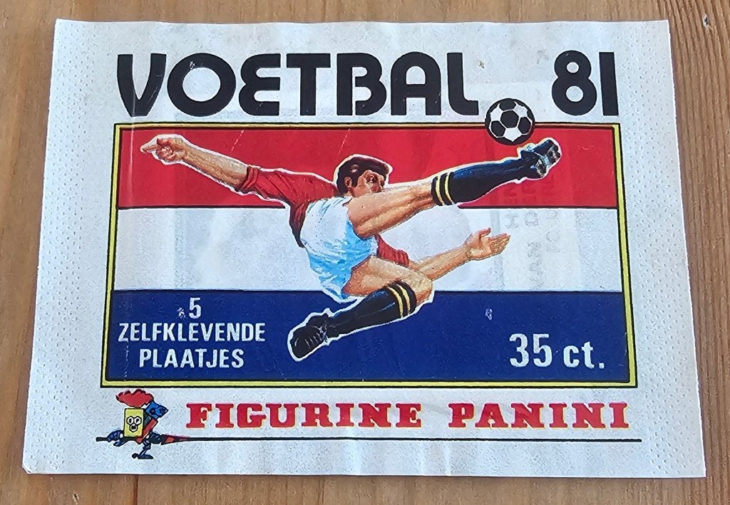 1981 Panini Voetbal 81 Gesloten Zakje/Pakje Zeldzaam!, Verzenden, Nieuw, Meerdere stickers