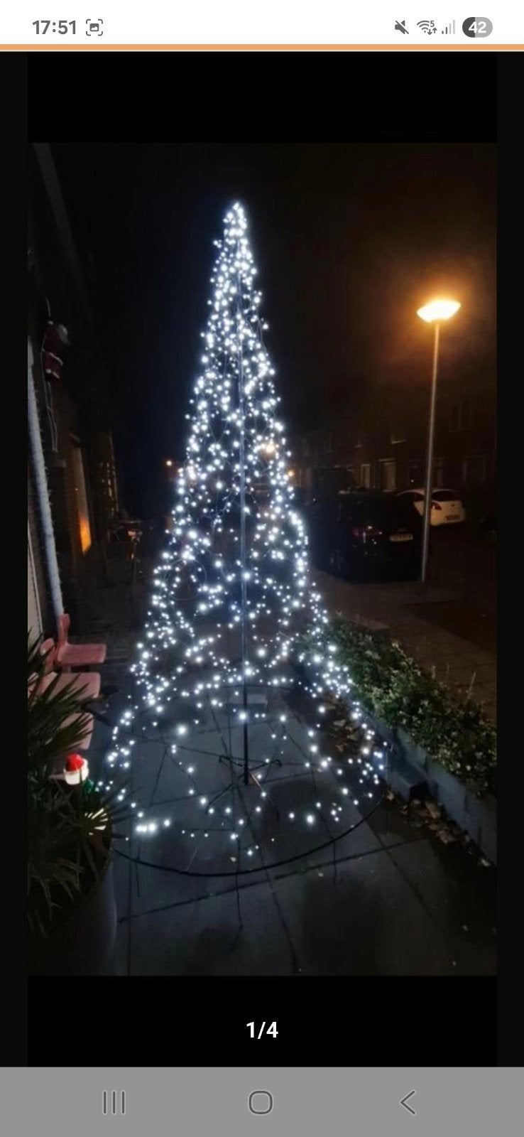 Led kerstboom 305cm hoog 960 leds waarvan er 96 twinkelen, Ophalen of Verzenden, Nieuw