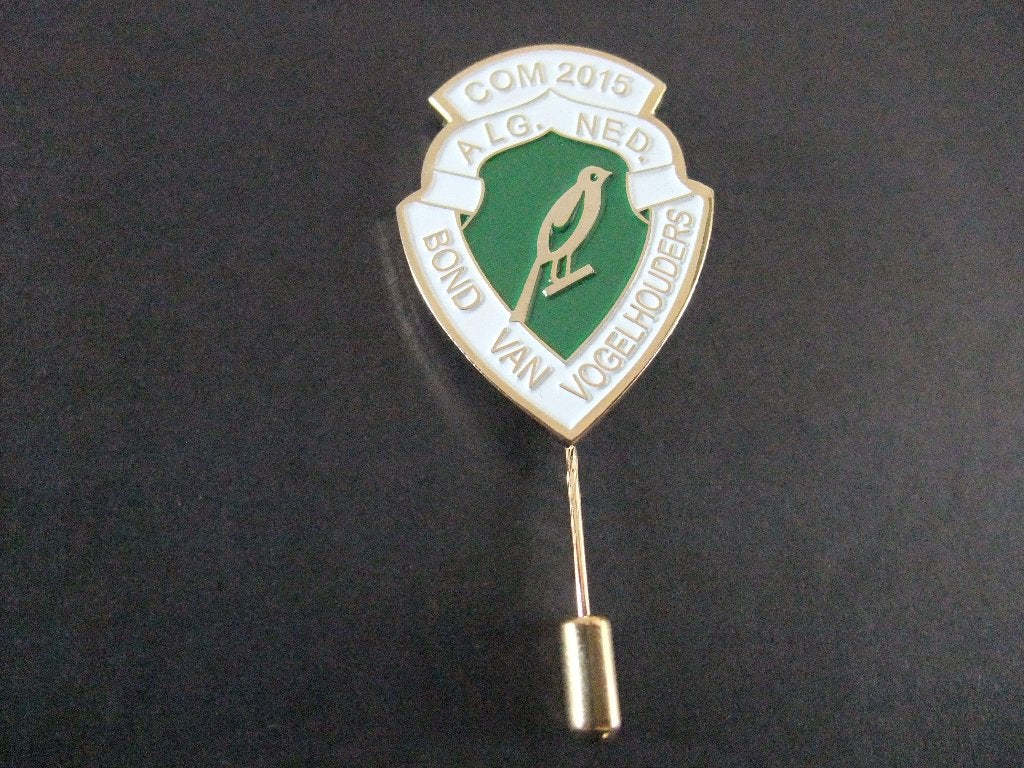 Algemene Nederlandse Bond van Vogelhouders, speld, Verzamelen, Speldjes, Pins en Buttons, Ophalen of Verzenden, Gebruikt, Overige onderwerpen