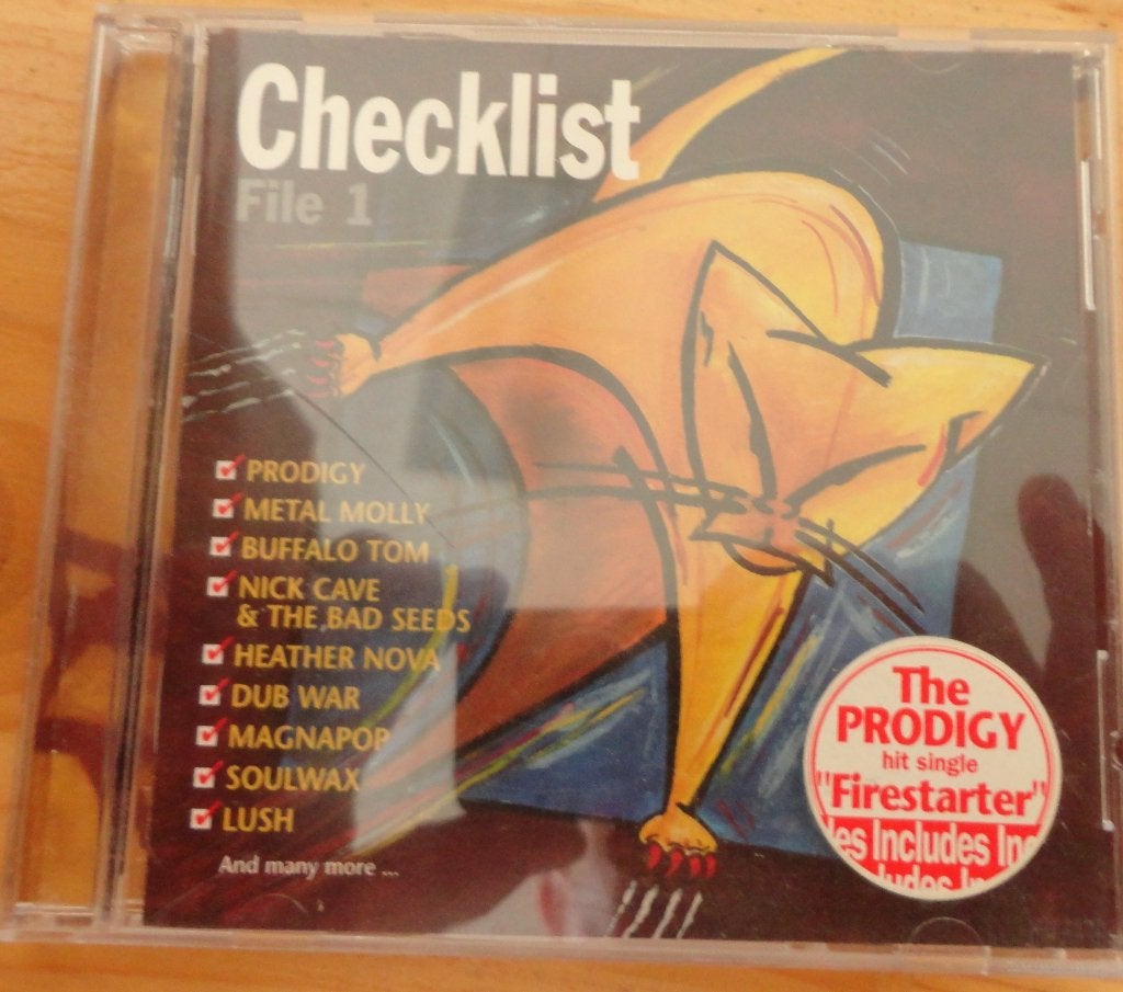 Checklist-File-1 -Hit Firestarter, Ophalen of Verzenden, Gebruikt, Pop
