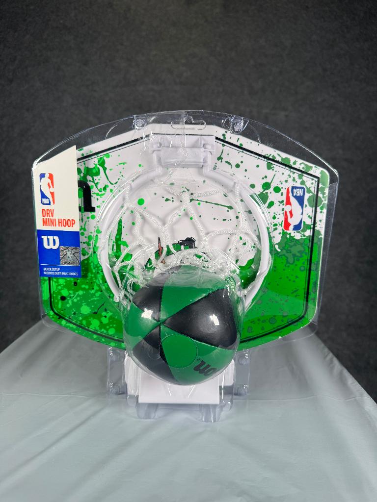 Wilson nba drv Mini Hoop – Green/Black – Includes Ball, Ophalen of Verzenden, Zo goed als nieuw, Bal