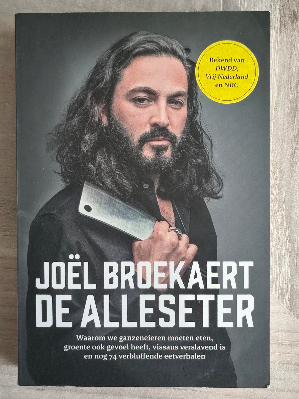 Joël Broekaert De Alleseter - Boek over eten en verhalen, Ophalen of Verzenden, Zo goed als nieuw, Joël Broekaert