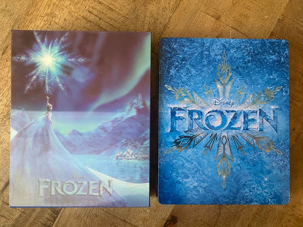 Bluray steelbook . Disney Frozen . Blufans Double lenticular, Cd's en Dvd's, Blu-ray, Verzenden, Zo goed als nieuw, Tekenfilms en Animatie