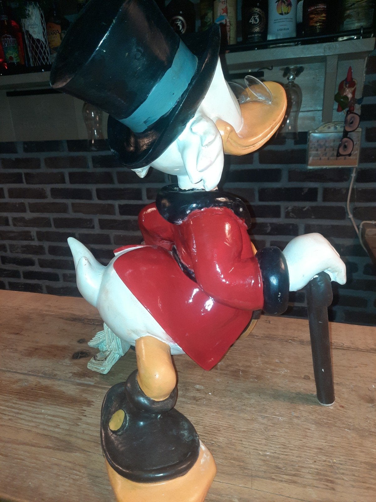 Vintage Dagobert Duck Beeld., Verzamelen, Disney, Ophalen