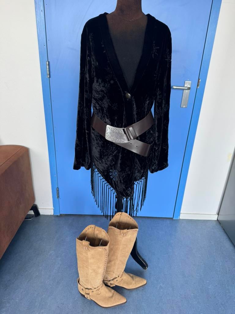 Cha cowboy boots maat 38 . Joop woman’s riemen, Verzenden, Zo goed als nieuw, Bruin, Hoge laarzen