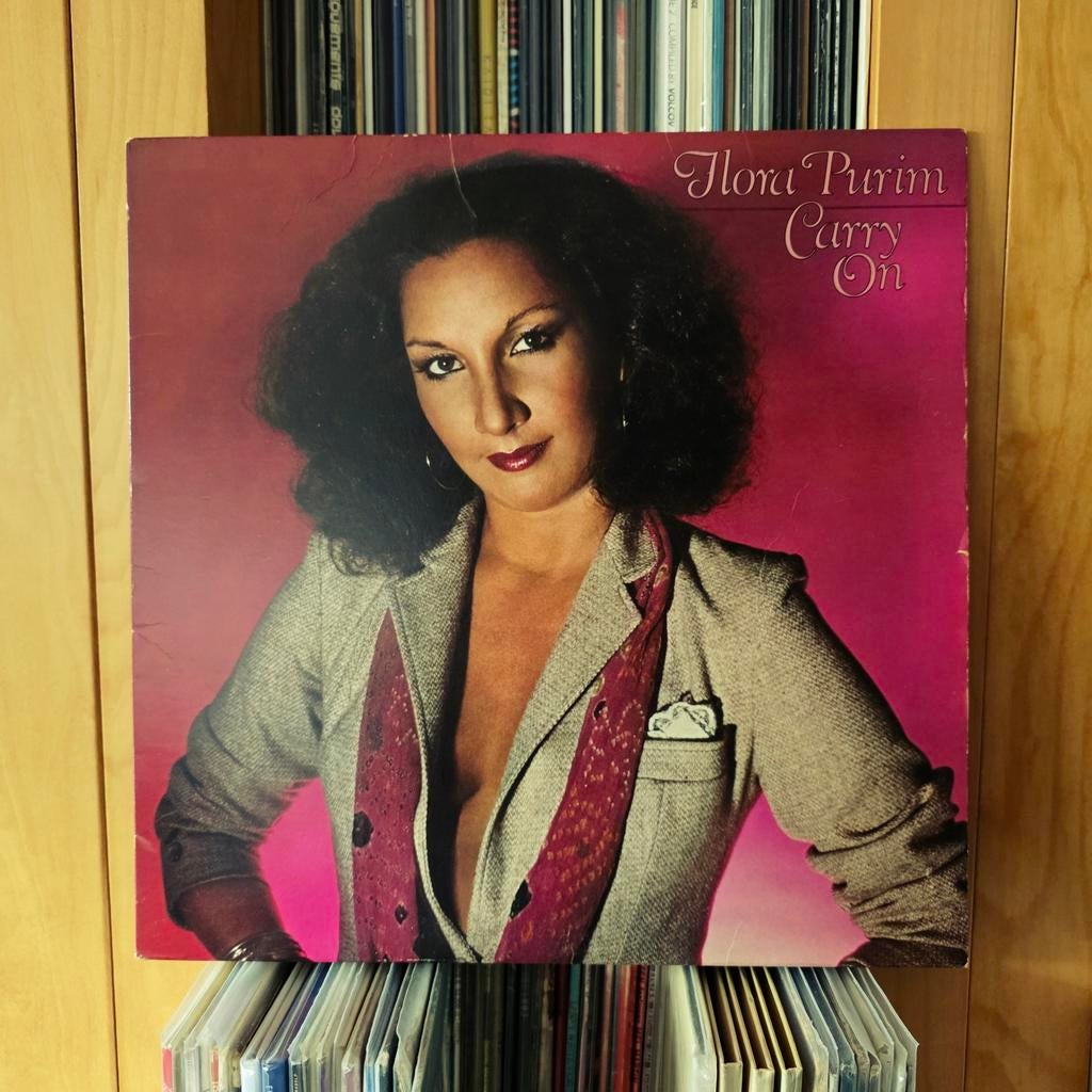 Flora Purim - Carry On (Warner Bros. Records BSK 3344), 1960 tot 1980, Gebruikt, Verzenden, 12 inch