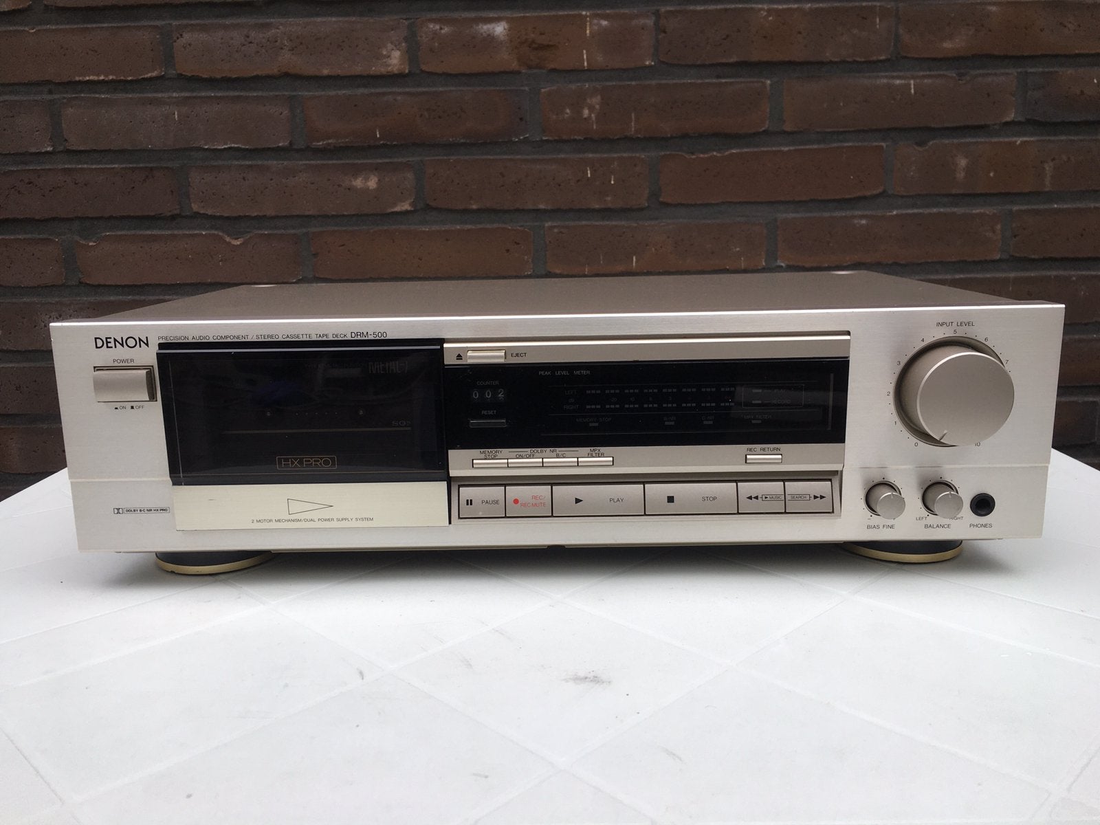 Denon DRM-500 cassettedeck, Ophalen of Verzenden, Enkel, Denon