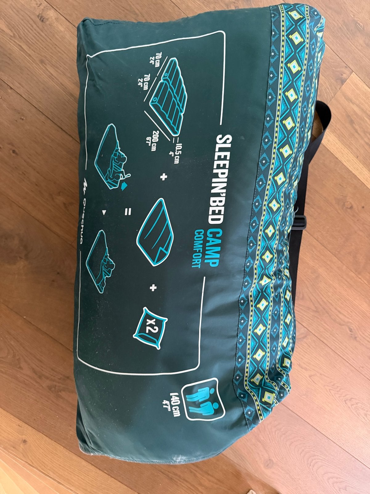 Quechua Sleepin'Bed Camp Comfort 2-persoons luchtbed, Ophalen of Verzenden, Gebruikt, 2-persoons