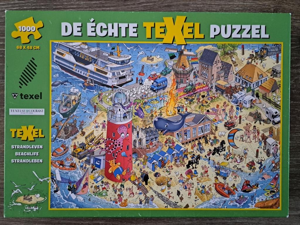 Texel puzzel 2021, Ophalen of Verzenden, 500 t/m 1500 stukjes, Zo goed als nieuw