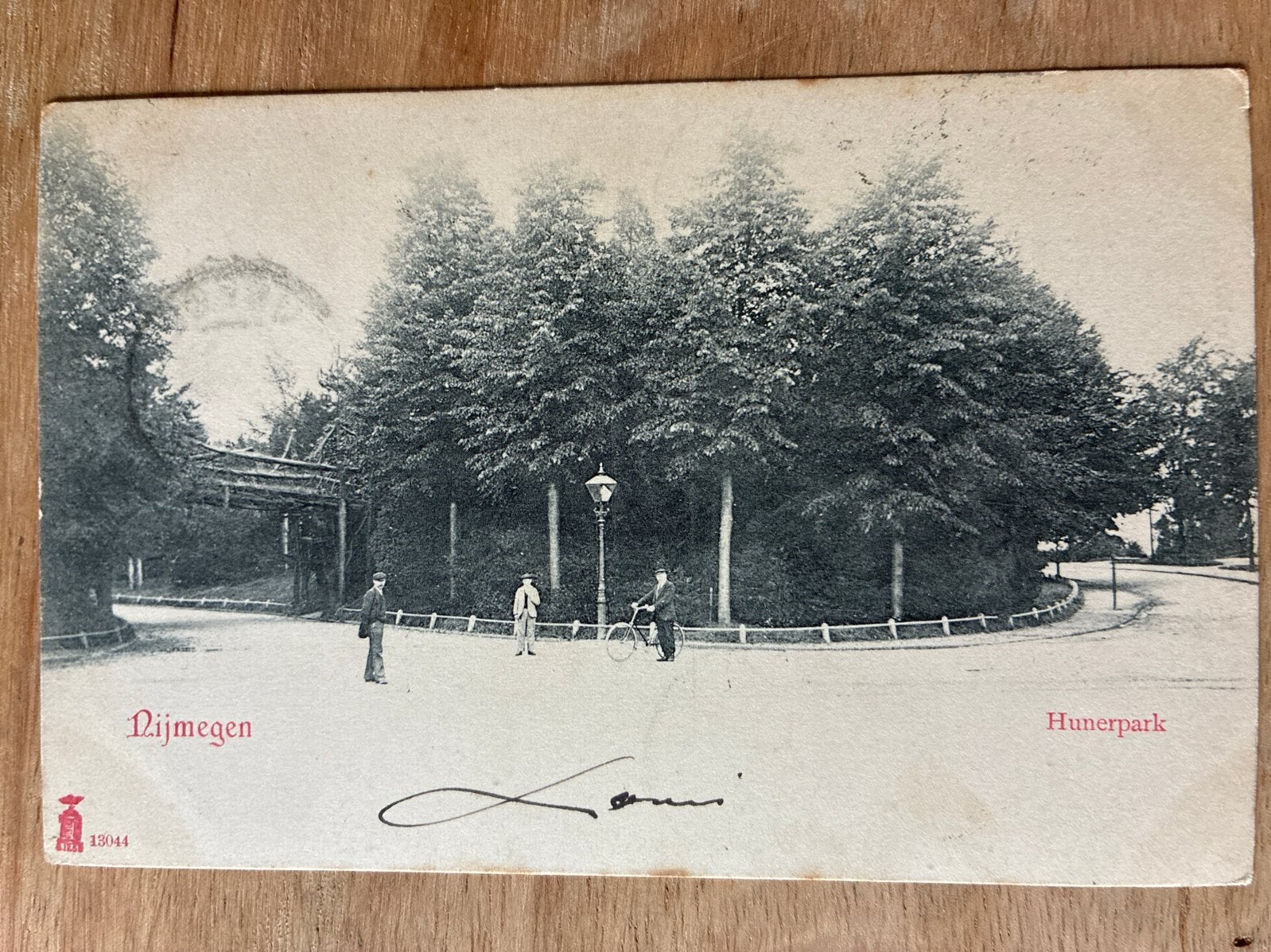 Oude briefkaart Nijmegen Hunerpark - 1903, Ophalen of Verzenden, Voor 1920, Gelopen, Gelderland