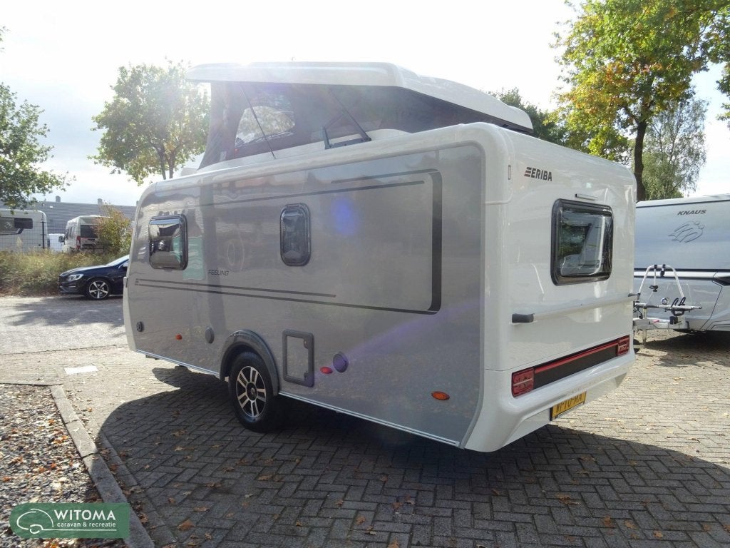 Eriba Feeling 425 50 jaar Witoma voordeel!, Caravans en Kamperen, Caravans, Standaardzit, Bedrijf, 4 tot 5 meter, Eriba