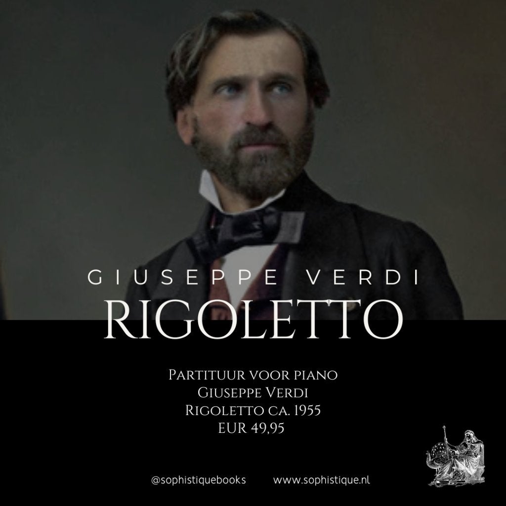 Partituur voor piano Giuseppe Verdi Rigoletto ca. 1955, Ophalen of Verzenden, Zo goed als nieuw