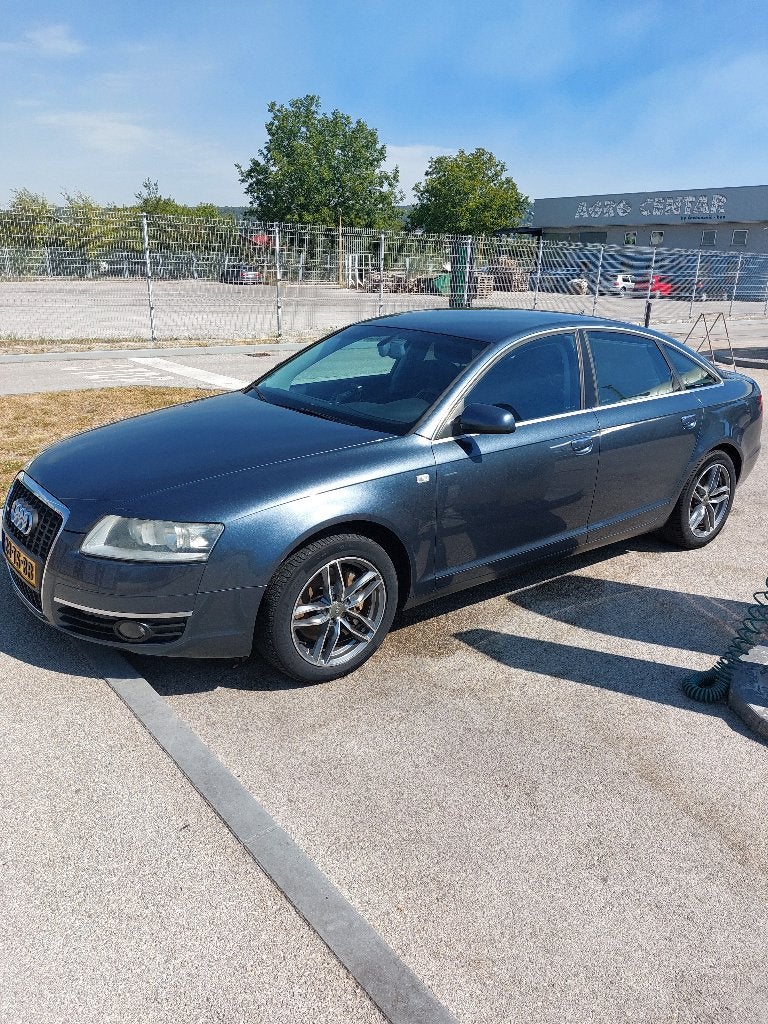 Audi A6 2.0 Tfsi 125KW 2007 Blauw, Auto's, Stof, Zwart, 4 cilinders, 1984 cc